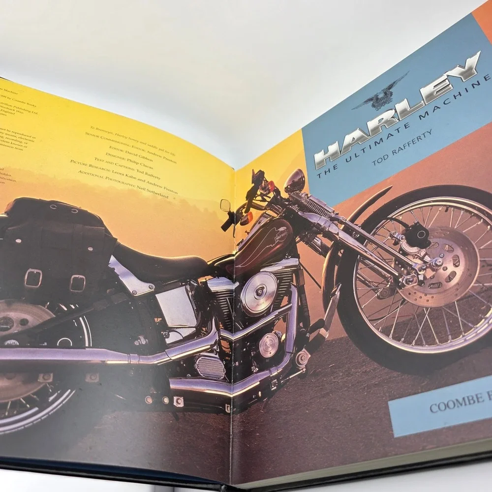 Harley The Ultimate Machine‎ Hardcover Book Tod Rafferty 1994 1999